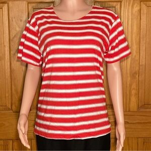 NWOT Vintage 80s 90s American Weekend Top Short Sleeve Red Size M Medium
